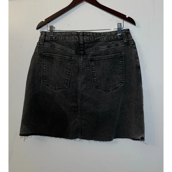 Banana Republic Denim Mini Skirt Washed Black - Picture 3 of 7